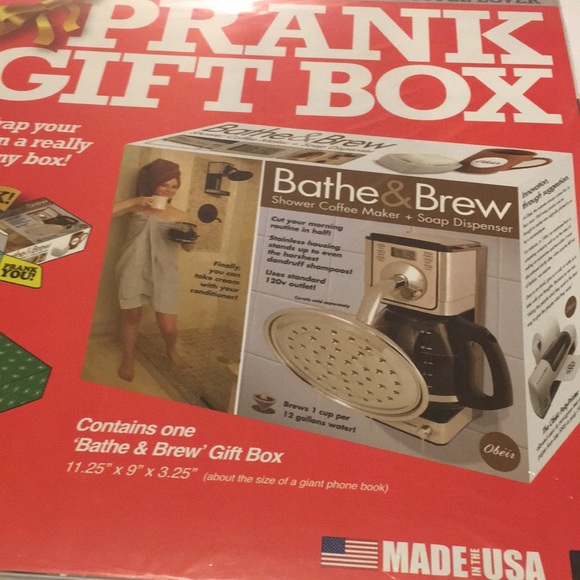 2 Prank Gift Boxes Dream Griddle & Bath & Brew NEW - Picture 4 of 4